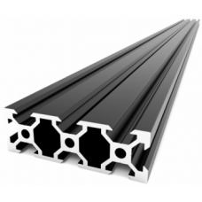 V-Slot 2060 Black Anodised Aluminium Extrusion Linear - 1000mm [78331]